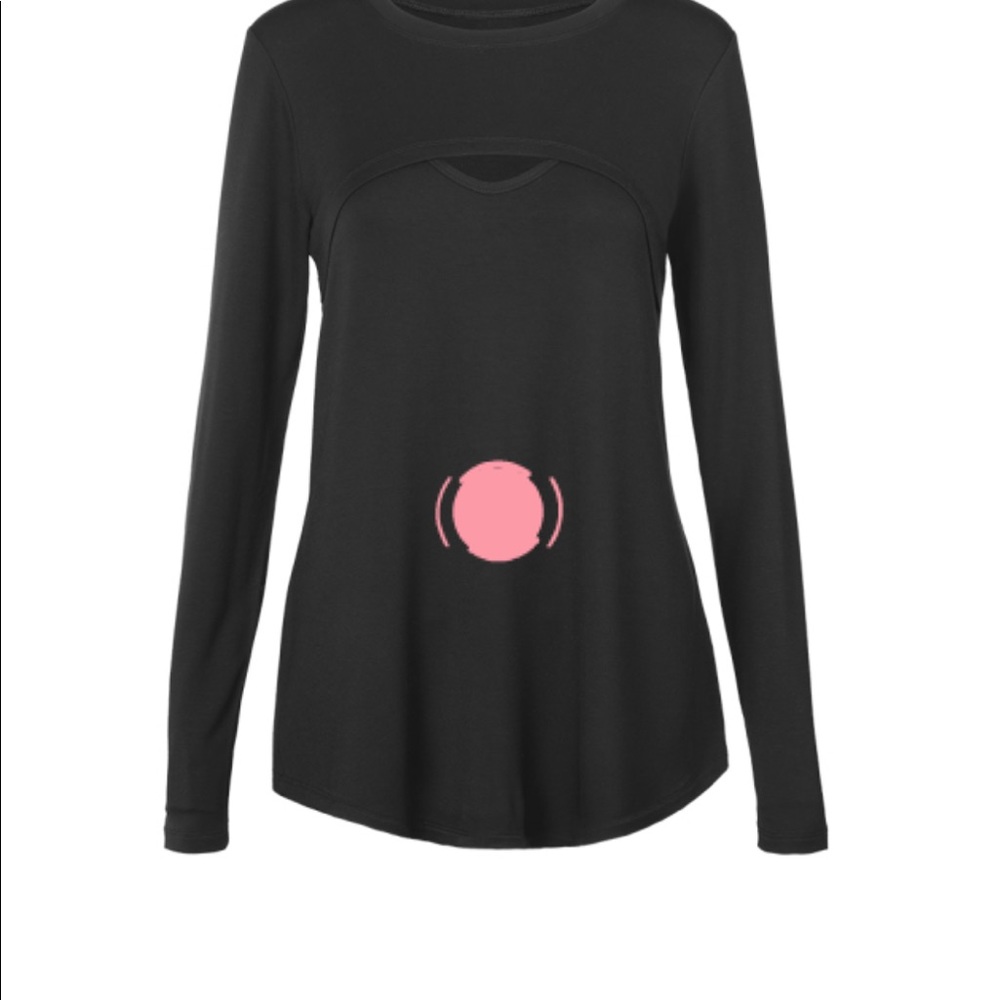 Cabi Peek a Boo tee. Size Medium